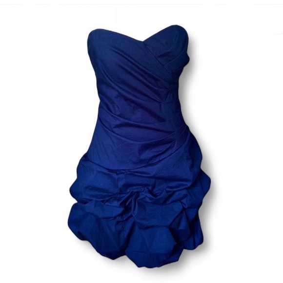 Y2K B. Darlin navy blue prom mini dress - Picture 1 of 3